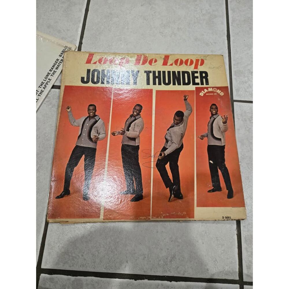 vintage vinyl record album Loop De Loop by Johnny Thunder, Diamond Records